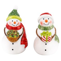 Набор для соли и перца Certified International Дом снеговика