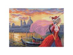 Рисунок на канве «Таинственная незнакомка» Матренин посад