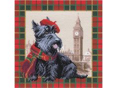 Рисунок на канве «Скотч-терьер в Лондоне» Матренин посад