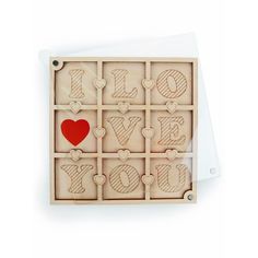 Органайзер для бисера с крышкой «I love you» Fenix