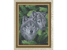 Рисунок на ткани «Волки» Арт Соло