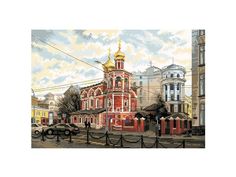 Рисунок на канве «Славянская площадь» Матренин посад
