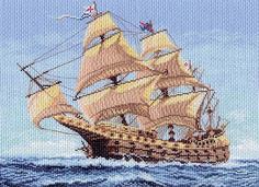 Рисунок на ткани «Морской странник» Матренин посад