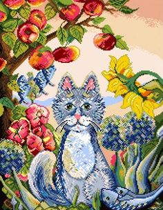 Рисунок на канве «Дачный сезон» Матренин посад