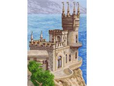 Рисунок на канве «Ласточкино гнездо» Матренин посад