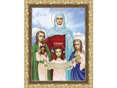 Рисунок на ткани «Вера, Надежда, Любовь и мать их София» Арт Соло
