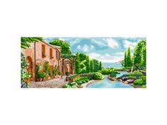 Рисунок на канве «Отдых у моря» Матренин посад