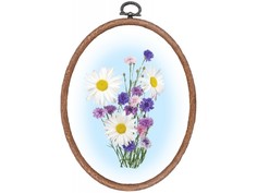 Вышивка лентами «Летний букет» Матренин посад