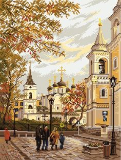 Рисунок на ткани «Китай-город» Матренин посад