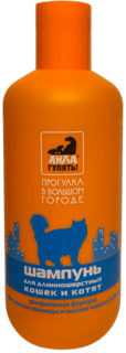 Шампунь Айда гулять для длинношерстных кошек и котят, 300мл Астрафарм