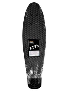 Скейтборд-пенниборд X-Match, пластик, 65x18 см, PU колеса, алюмин. креп., чёрный
