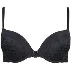 Кружевной бюстгальтер на косточках Grace 36DD черный Pretty Polly