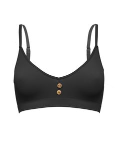 Эко-бюстгальтер в мелкий рубчик Eco-wear S-M черный Pretty Polly
