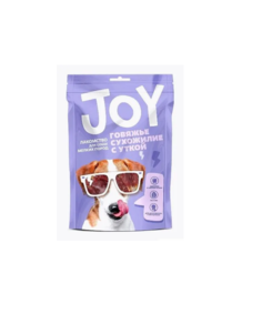 Лакомство Joy для собак мелких пород, Говяжье сухожилие с уткой 60г. J.O.Y.