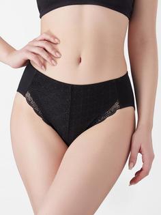 Трусы женские Lowry LDK1-383 черные 5XL