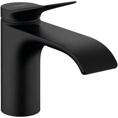 Смеситель для раковины Hansgrohe Vivenis со сливным гарнитуром черный матовый 75010670