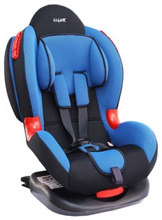 Автокресло Siger Кокон Isofix цв.синий гр.1/2