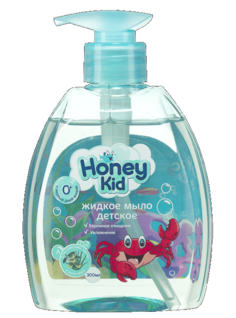 Мыло детское Honey Kid с экстрактом оливы и алоэ вера 300 мл