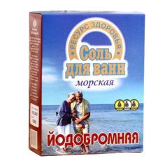 Соль для ванн морская, йодобромная, 600 г Ресурс Ф