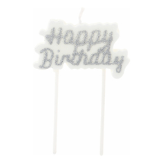 Свеча-топпер декоративная Happy Birthday No Brand