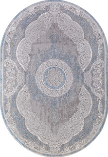 Ковер турецкий AkTs 240x340 см голубой