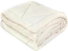 Одеяло Василиса с шерстью мериноса полутораспальное 140x205 см см всесезонное кремовое