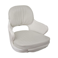 Кресло YACHTSMAN мягкое, съемные подушки, материал белый винил Springfield