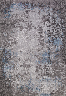 Ковер турецкий AkTs 240x400 см голубой