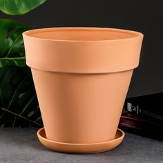 Горшок цветочный h23, d23, 5л, терракот No Brand