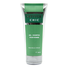 Гель-шампунь для тела и волос Новая Заря Vetiver Chic 200 мл No Brand