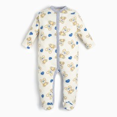 Комбинезон для девочки А.981-1, цвет ванильный, рост 68см (3-6м) Linas Baby