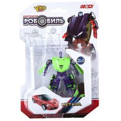 Трансформер РобоБиль метал., 2в1 машина - робот, CRD 15x23x4 см, 2 вида, арт.M6685-1. Yacco