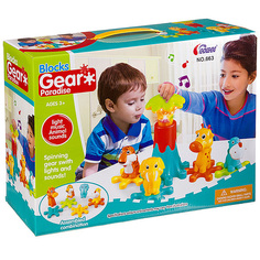 Игровой набор карусель Gear Paradise, свет, музыка,звуки животных, No Brand