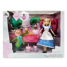 Кукла Disney Алиса в стране чудес с аксессуарами и набором мебели, Чайная вечеринка 79047