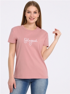 Футболка женская Апрель 1ЖДФК4161001 розовая 100/164