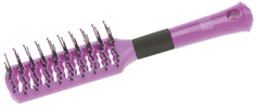 Расческа Dewal Beauty "Индиго" продувная с пластиковым штифтом, прямоугольная DBIN9542