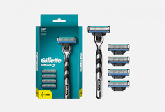 Бритва + 5 сменных кассет Gillette