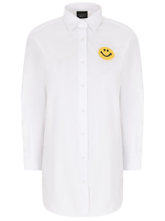 Рубашка хлопковая с принтом Joshua Sanders