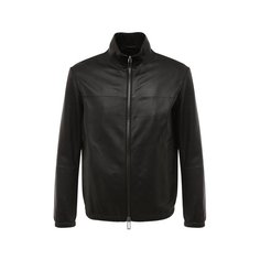 Кожаная куртка Emporio Armani