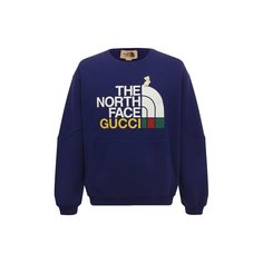 Хлопковый свитшот The North Face x Gucci Gucci