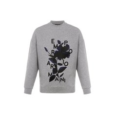 Хлопковый свитшот Emporio Armani