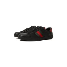 Кожаные кеды New Ace Gucci