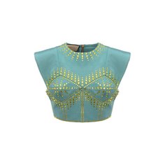 Топ из хлопка и вискозы Gucci
