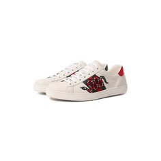 Кожаные кеды Ace Gucci