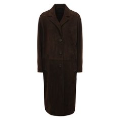 Замшевое пальто Prada