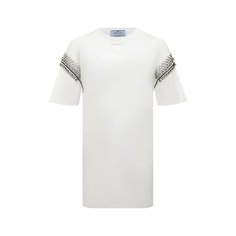 Хлопковая футболка Prada