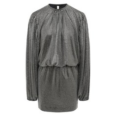 Платье с отделкой стразами Dolce & Gabbana