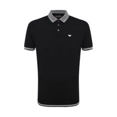 Хлопковое поло Emporio Armani