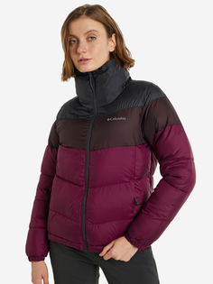 Куртка утепленная женская Columbia Puffect Color Blocked Jacket, Фиолетовый