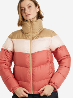 Куртка утепленная женская Columbia Puffect Color Blocked Jacket, Оранжевый